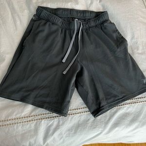 Gray gym shorts